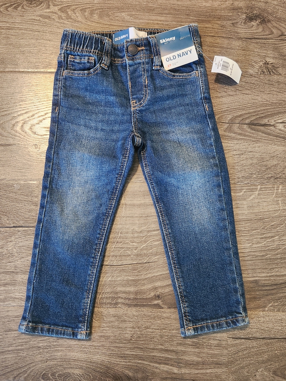 Old Navy Boys' Stretch Skinny Jeans in Medium Blue Wash